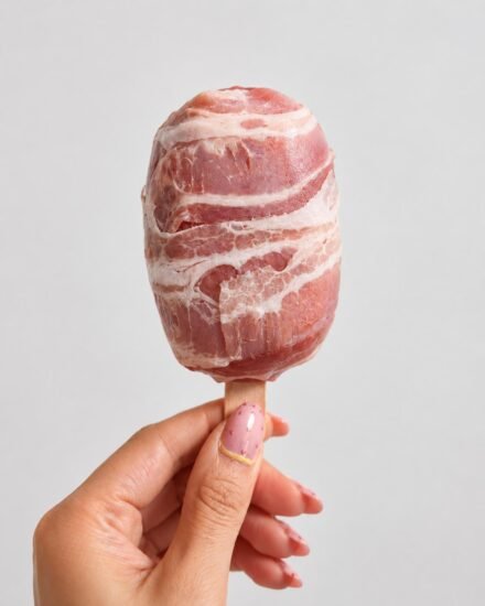 Polo American Bacon gourmet con cheddar fundente y bacon ahumado